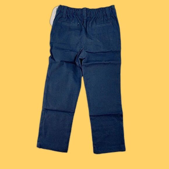 2 Wonder Nation Pants Boys 4T Toddler Navy Blue Flat Front School Uniform Bundle - Picture 6 of 13